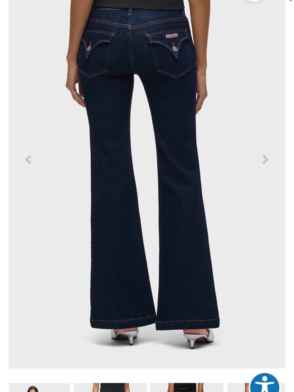 Hudson Jeans Dark Indigo Flare Bootcut Jeans
